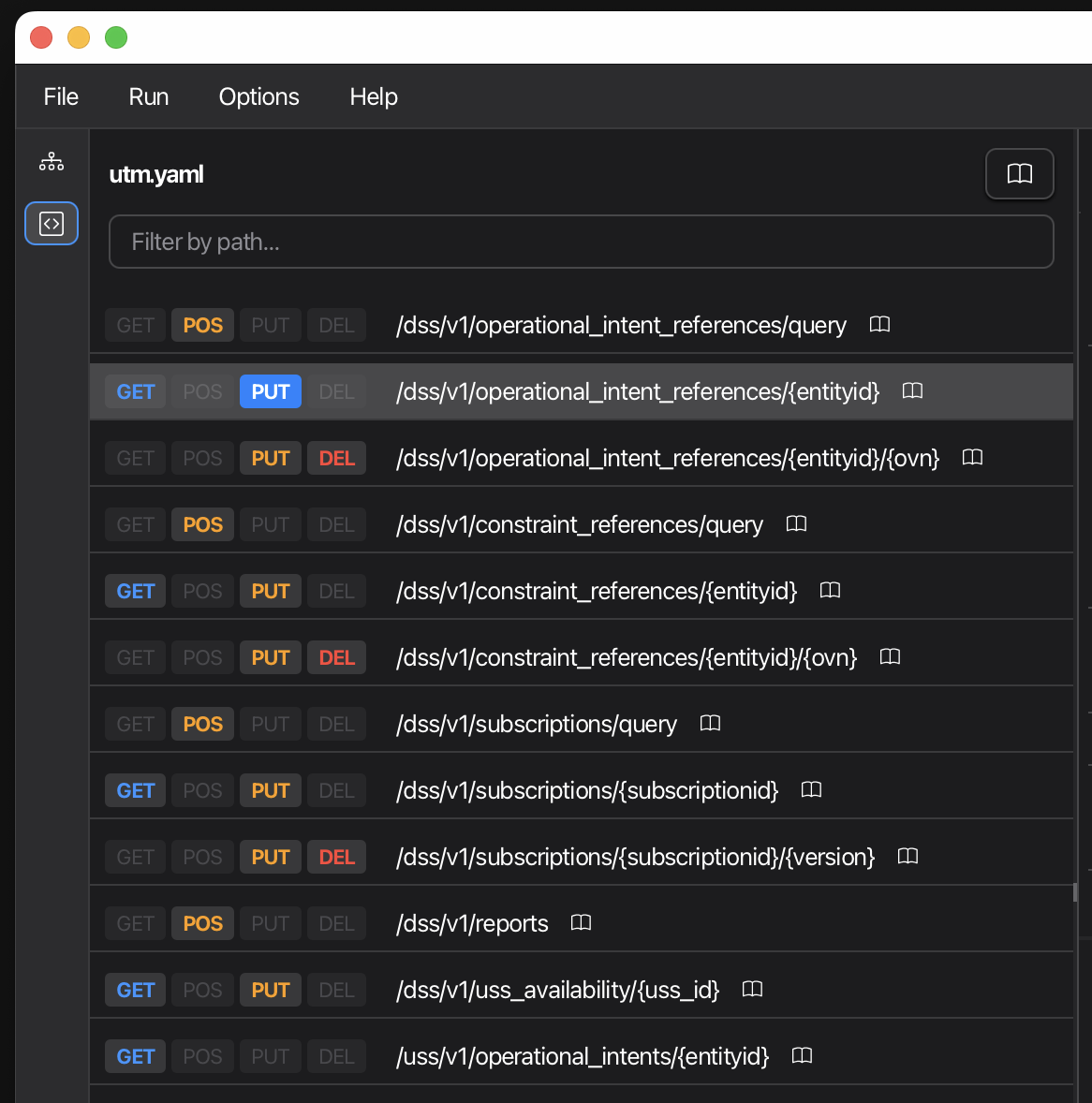 Spec Navigation Panel