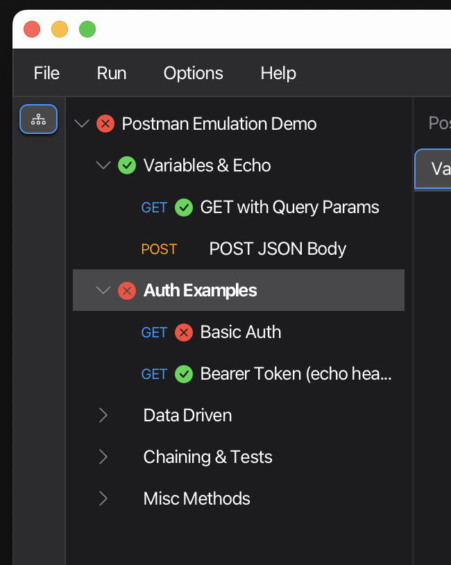 Status Indicators in Navigation Tree